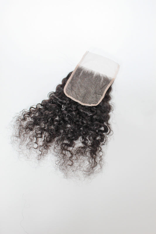 Burmese Curly  Closure